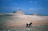 Gizeh: Cheops-, Chephren- und Mykerinos-Pyramide