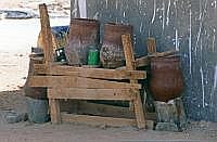 Fahrt durch die Wste von Assuan nach Abu-Simbe: Wasserstation
