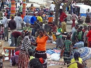 Stadt Konso: Markt P1080829