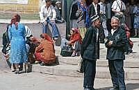 Kashgar: Vorplatz der Id-Kah-Moschee