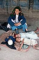 Kashgar: Mutter mit Kindern