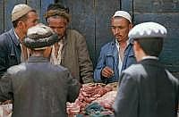 Kashgar: Altstadt - Vieh-/Fleischmarkt