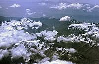Flug von Kashgar nach rmqi (Urumtschi) - Tianshan-Gebirge