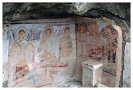 Udabno: Höhlen - Fresken