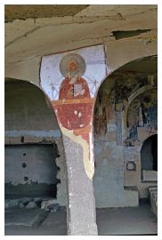 Udabno: Refektorium mit Fresken