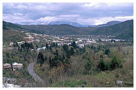 Kutaissi: Blick von der Festung