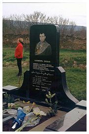 Grab des georgischen Europa- und Weltmeisters im Sambo-Ringen Vano Nickoloz Gamkhitashvili