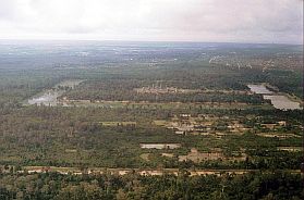 Angkor Wat - Aufnahme aus dem Flugzeug