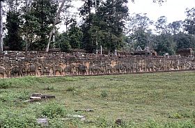 Angkor Thom - Elefantenterrasse