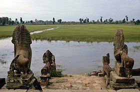 Angkor: Wasserreservoir Srah Srang