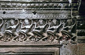 Angkor: Tempel Preah Khan - Reliefs