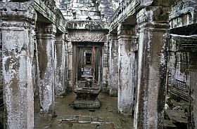 Angkor: Tempel Preah Khan - Lingam und Yoni