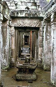 Angkor: Tempel Preah Khan - Lingam und Yoni