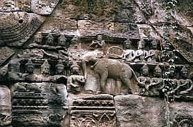 Angkor: Tempel Preah Khan - Reliefs