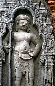 Angkor: Tempel Lolei - Relief