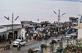 Kompong Cham: Hafen