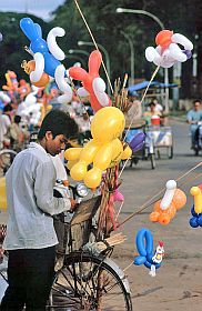 Phnom Penh: Luftballonverkufer