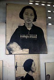 Tuol Sleng: Foto einer Mutter mit Kind
