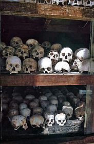 Choeung Ek - Schädel der 'Killing Fields'
