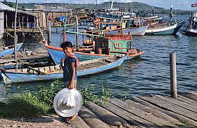 Fischerhafen bei Sihanoukville