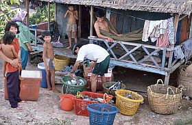 Fischerhaus bei Sihanoukville