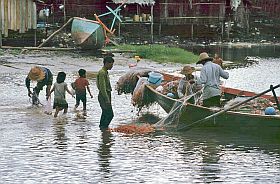 Umgebung von Sihanoukville: Fischerdorf