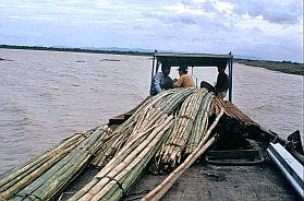 Fahrt auf einem Kanal im Mekong-Delta