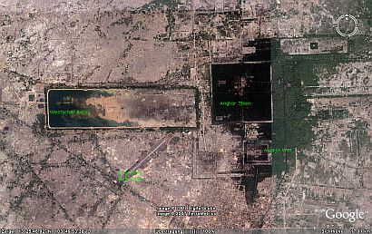 Angkor: Satellitenbild