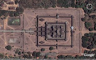 Angkor Wat - Satellitenbild