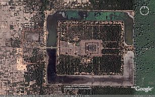 Angkor Wat - Satellitenbild