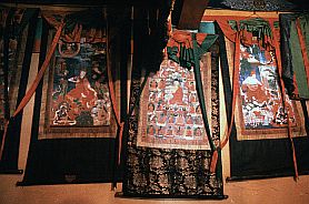 Kloster Spituk: Thangkas