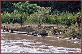 Luang Prabang: auf dem Mekong