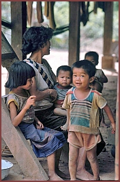 Dorf am Mekong: Ban Xang Hai 