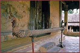 Vientiane: Wat Si Saket - Statuenwsserungstrog