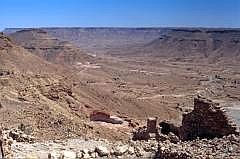 Nalut: Blick ins Tal von der Speicherburg