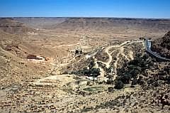 Nalut: Blick ins Tal von der Speicherburg