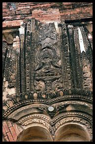 Bagan: Sulamani-Tempel (1183) - Auenverzierung