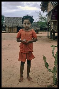 Bagan-Minanthu: Mdchen mit Tanaka-Verzierung