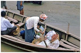 Auf dem Irrawaddy: Beobachtungen am Ufer