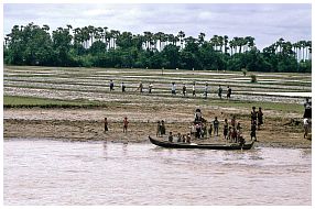 Auf dem Irrawaddy: Beobachtungen am Ufer