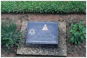Htaukkyant-Soldatenfriedhof: Grab eines jdischen englischen Soldaten