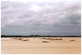 Netze im Yangon-River