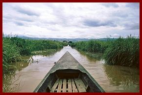 Inle-See: Kanal nach Ywama