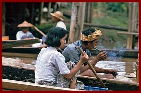 Inle-See: Schwimmender Markt in Ywama