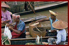 Inle-See: Schwimmender Markt in Ywama