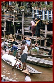 Inle-See: Schwimmender Markt in Ywama