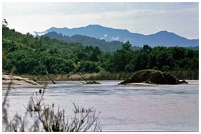 Am Zusammenfluss der Flsse Me Hka und Mali Hka zum Irrawaddy