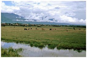 Eisenbahn nach Mandalay: Blick aus dem Fenster