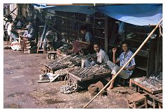 Yangon: Strae der Metallarbeiter