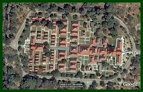 Mandalay: Satellitenbild vom Knigspalast